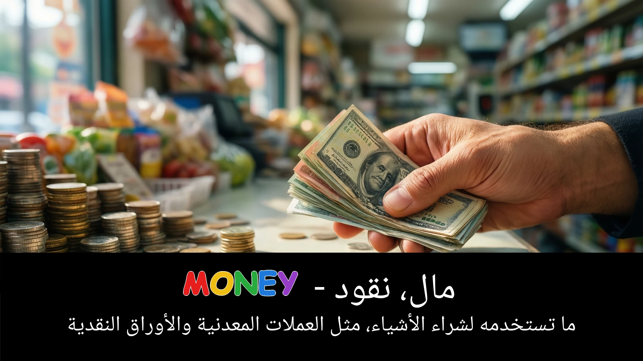 Arabic Illustration for money